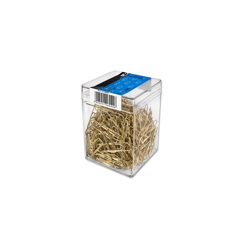 Spinacz złoty-26 (500) 6350 E&D PLASTIC plastikowe pudełko