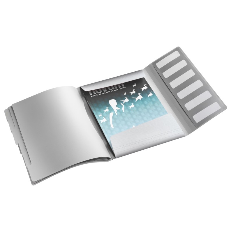 Teczka segregująca Leitz Style 6 przegródek, 200 kartek Arktyczna biel