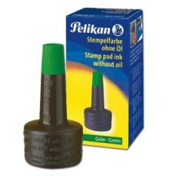 Tusz do stempli 28ml zielony PELIKAN