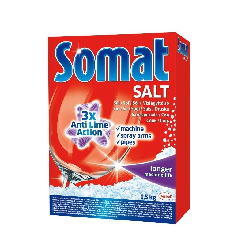 Sól do zmywarek SOMAT 1.5kg machine HENKEL