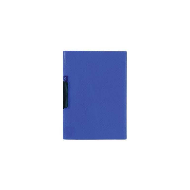 Skoroszyt ofertowy z klipsem, transparentny PK-11 BIURFOL Niebieski
