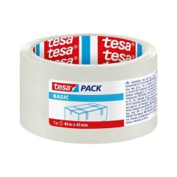 Taśma pakowa TESA BASIC 40m x45mm transparentna  58574-00000-00