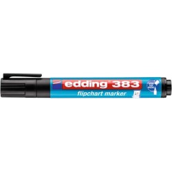 Marker do flipchartów e-383 EDDING, 1-5mm, czarny