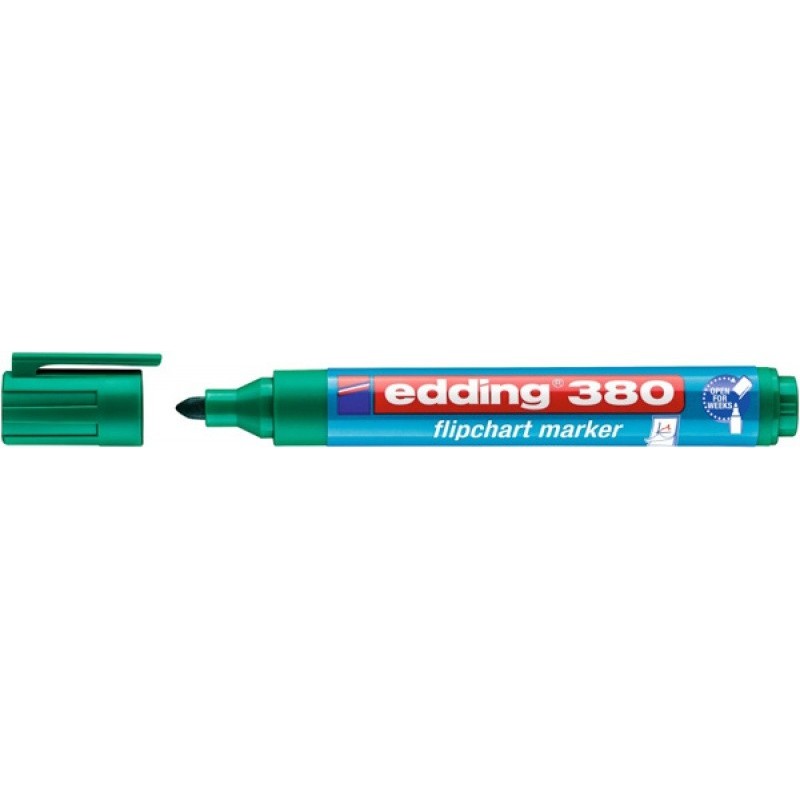 Marker do flipchartów e-380 EDDING, 1,5-3mm, zielony