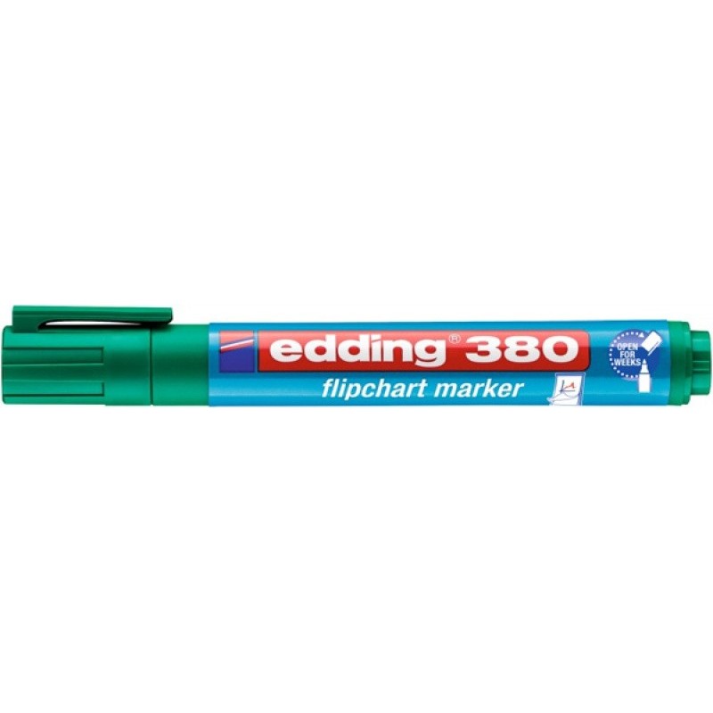 Marker do flipchartów e-380 EDDING, 1,5-3mm, zielony