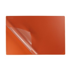 Podkład na biurko z folią 38x58 orange BIURFOL