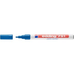 Marker olejowy e-751 EDDING, 1-2mm, niebieski