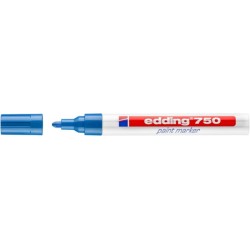 Marker olejowy e-750 EDDING, 2-4 mm, niebieski