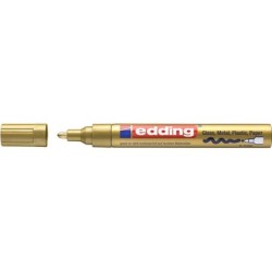 Marker olejowy połyskujący e-750 EDDING, 2-4 mm, złoty