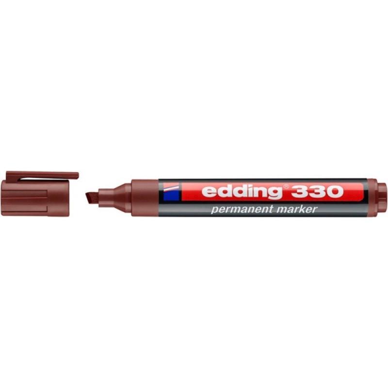 Marker permanentny e-330 EDDING, 1-5mm, brązowy