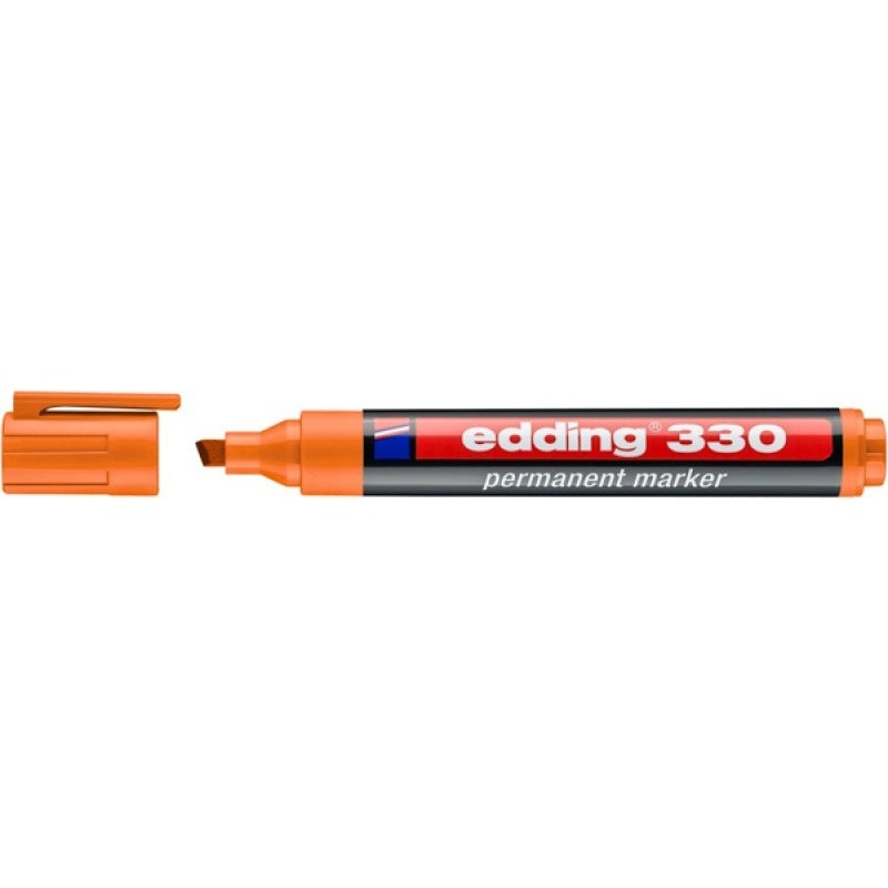 Marker permanentny e-330 EDDING, 1-5mm, pomarańczowy