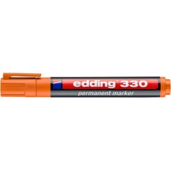 Marker permanentny e-330 EDDING, 1-5mm, pomarańczowy