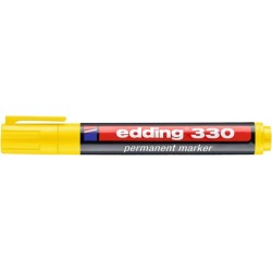 Marker permanentny e-330 EDDING, 1-5mm, żółty