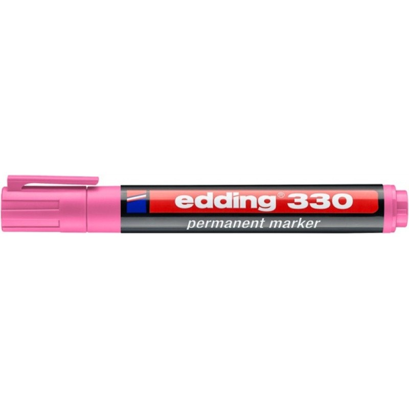 Marker permanentny e-330 EDDING, 1-5mm, różowy