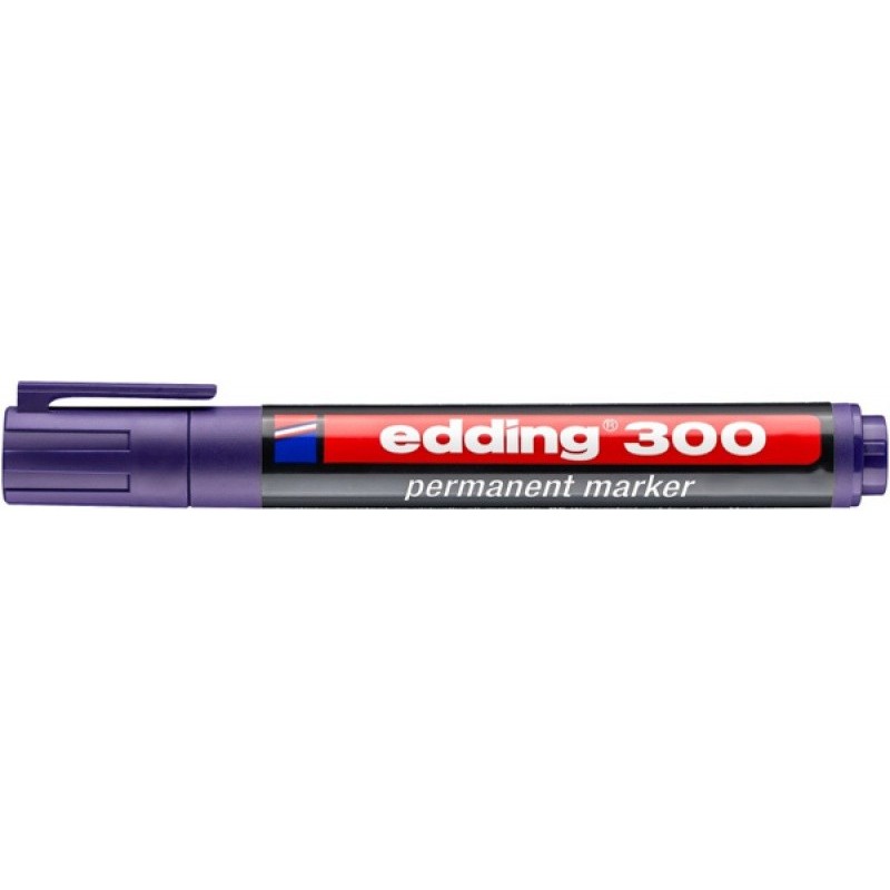 Marker permanentny e-300 EDDING, 1,5-3mm, fioletowy