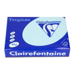 Papier ksero A4 80g TROPHEE XCA41798 jasnoniebieski CLAIREFONTAINE