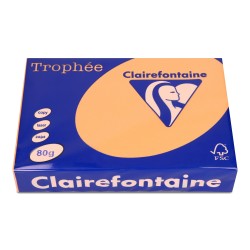 Papier ksero A4 80g TROPHEE mandarynkowy XCA41878 CLAIREFONTAINE