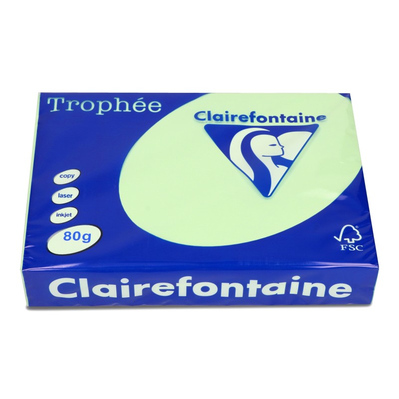 Papier ksero A4 80g TROPHEE zieleń trawy XCA41777 CLAIREFONTAINE