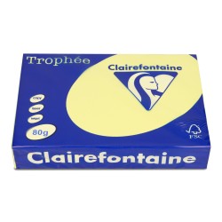 Papier ksero A4 80g TROPHEE żółty XCA41778 CLAIREFONTAINE