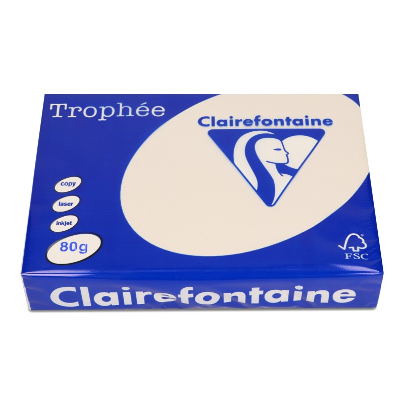 Papier ksero A4 80g TROPHEE szary XCA41788 CLAIREFONTAINE