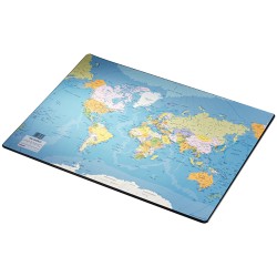 Podkładka na biurko z mapą świata 400 x 530 mm ESSELTE