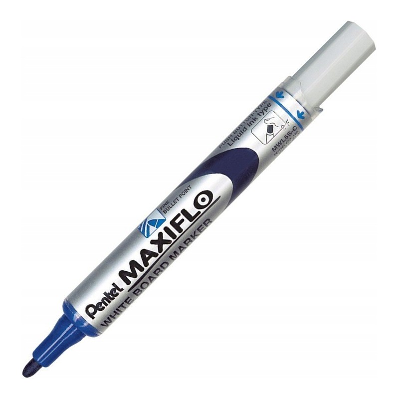 Marker suchościeralny PENTEL MWL5S MAXIFLO z tłoczkiem niebieski