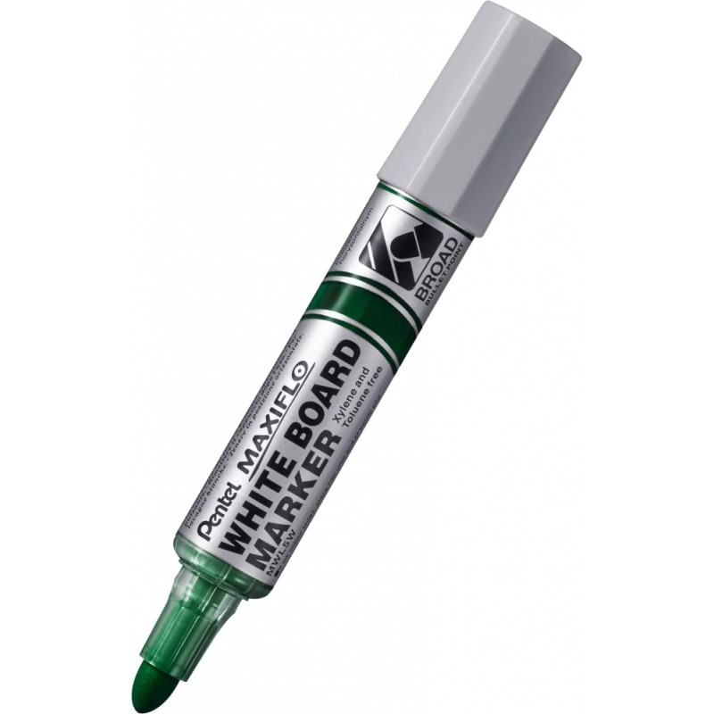Marker suchościeralny PENTEL MWL5W MAXIFLO z tłoczkiem zielony