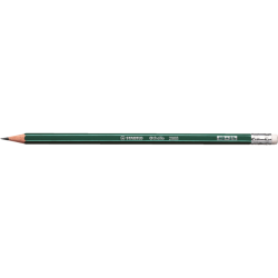 Ołówek drewniany STABILO Othello 2988, z gumką 2B