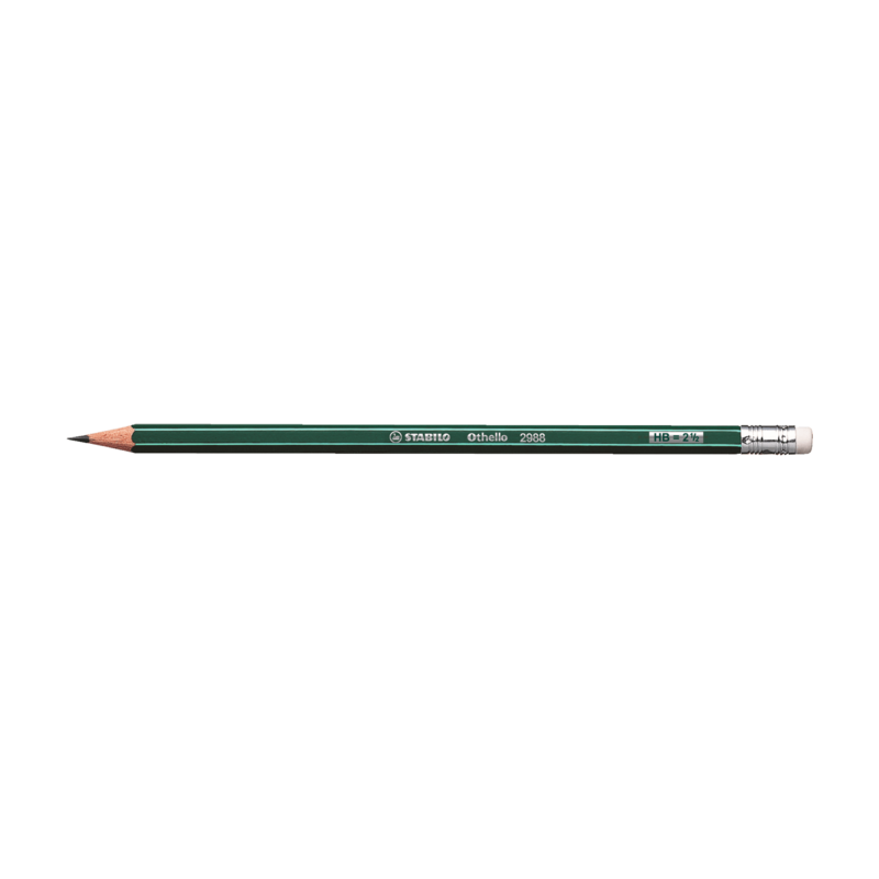 Ołówek drewniany STABILO Othello 2988, z gumką HB