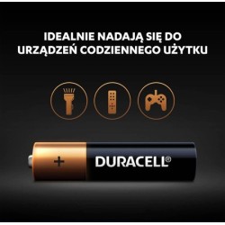 Baterie Alkaliczne Duracell Basic AAA LR03 Blister 4szt