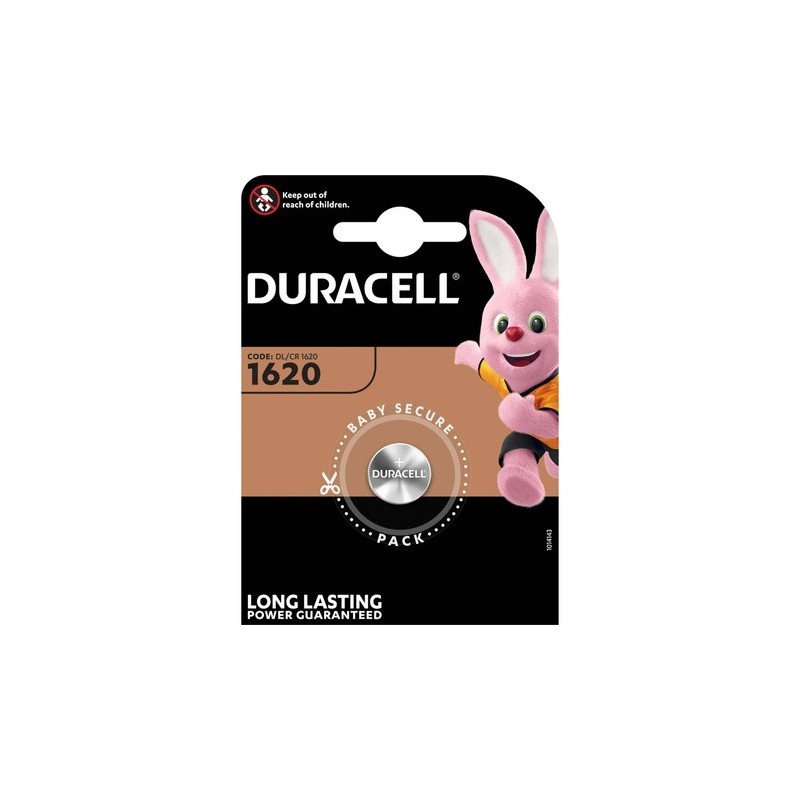 Bateria Litowa guzikowa DURACELL DL1620 CR1620 Blister 1szt