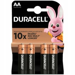 Baterie Alkaliczne Duracell Basic AA LR6 Blister 4szt