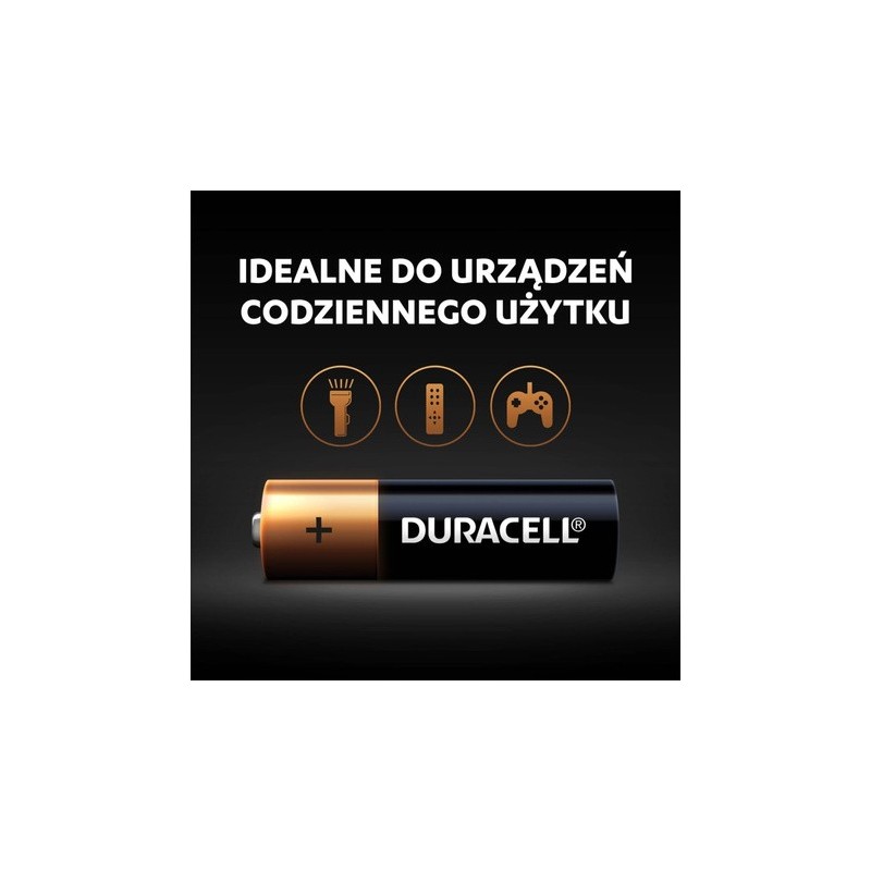 Baterie Alkaliczne Duracell Basic AA LR6 Blister 4szt