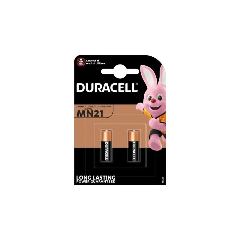 Baterie Alkaiczne DURACELL MN21 A23 V23GA 12V Blister 2szt