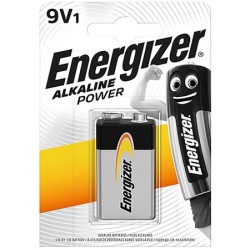 Bateria Alkaliczna ENERGIZER Alkaline Power E 6LR61 6F22 9V 1szt Blister