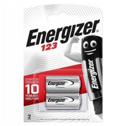 Baterie Litowe Energizer CR123A 3V Blister 2szt