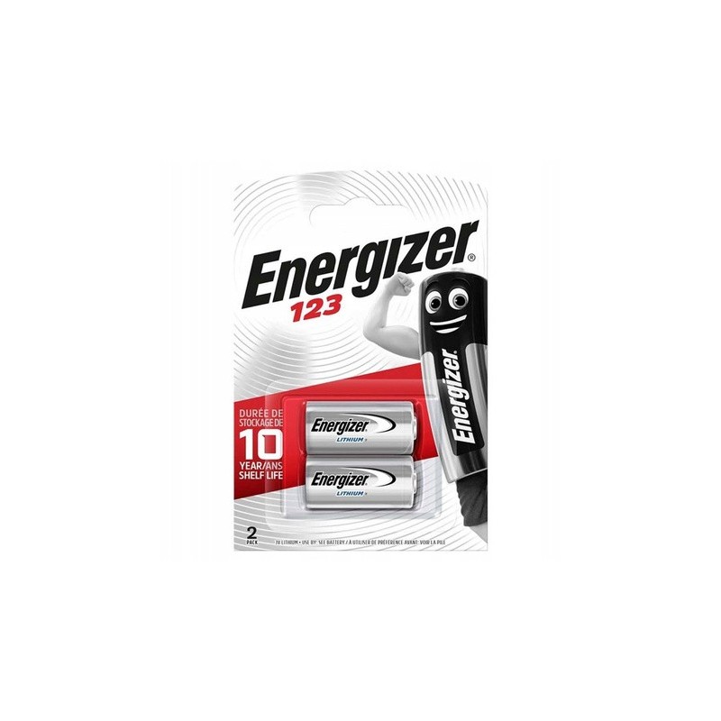 Baterie Litowe Energizer CR123A 3V Blister 2szt