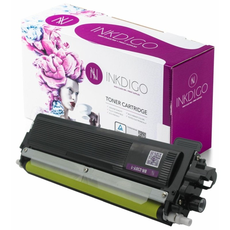 Toner INKDIGO do BROTHER TN 230 Yellow