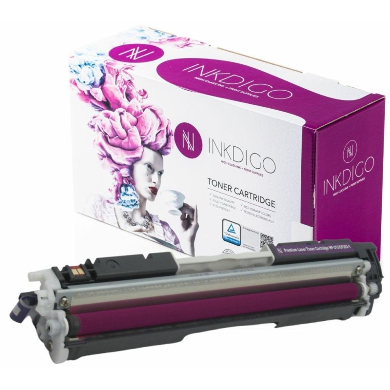 Toner INKDIGO do HP CE 313A Magenta