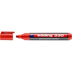 Marker permanentny e-330 EDDING, 1-5 mm, czerwony