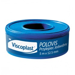 POLOVIS PLUS Hipoalergiczny uniwersalny przylepiec tkaninowy 5 m  x 12.5 mm