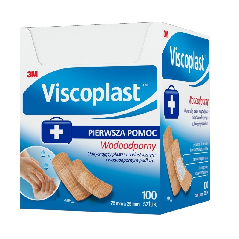 Plastry VISCOPLAST MINIFOL 72x25mm, 100szt.