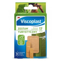 Plaster uniwersalny VISCOPLAST, turystyczny, traypack, 17szt.