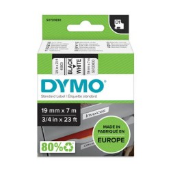 Taśma DYMO D1 19mm x 7m Biała / Czarny nadruk S0720830 45803