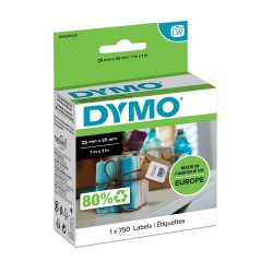 Etykiety DYMO różnego przeznaczenia 25x25 mm S0929120