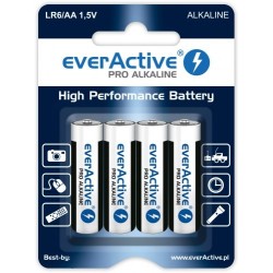 Baterie Alkaliczne EVERACTIVE Pro Alkaline AA/LR6 blister 4szt.