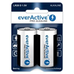 Baterie Alkaliczne EVERACTIVE Pro Alkaline D LR20 blister 2 sztuki