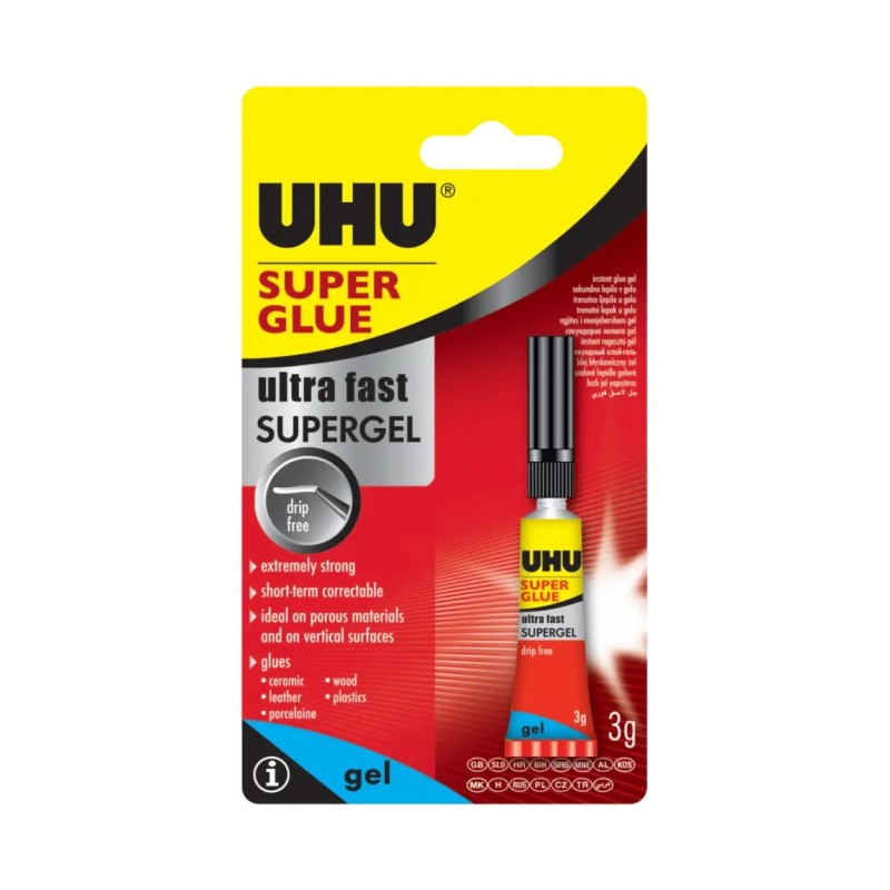 Klej w żelu UHU Super Glue 3g