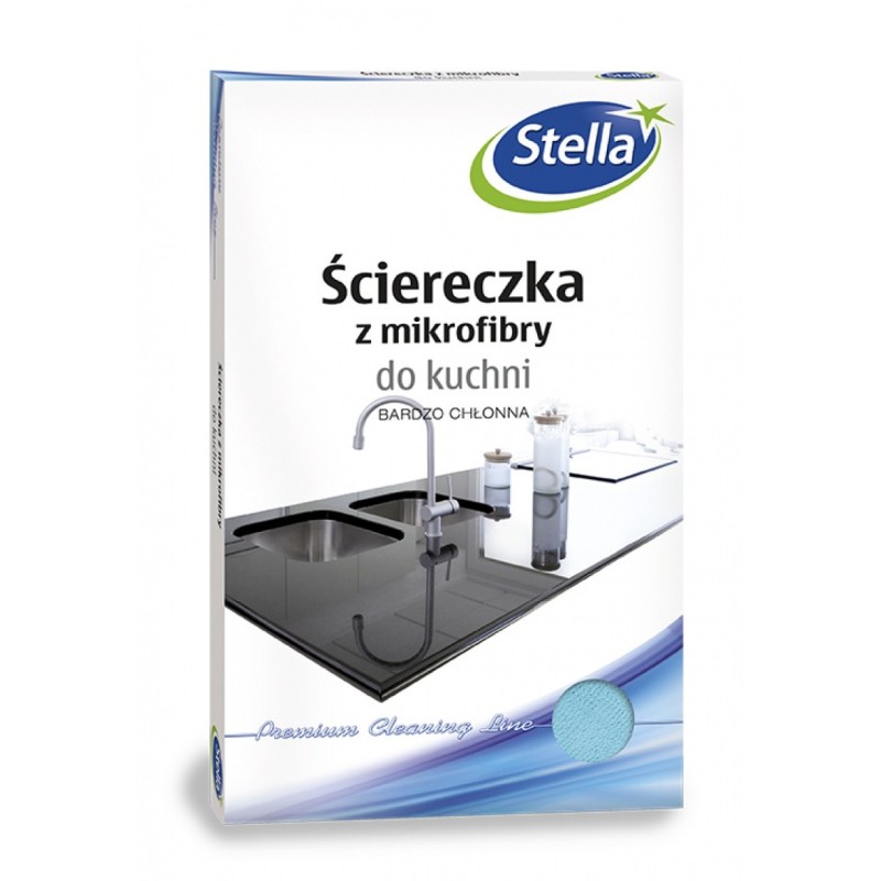 Ściereczka z mikrofibry STELLA, do kuchni, 1 szt., mix