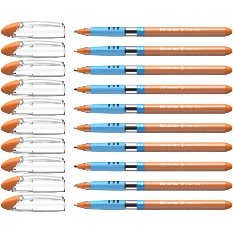 Długopis SCHNEIDER Slider Basic, XB, pomarańczowy